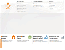 Tablet Screenshot of cms-verbund.de